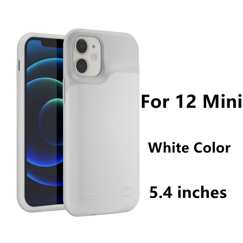 For iphone 14 Pro Max Battery Case For iphone 12 11 Pro Max Smart Power Bank Charger Cover for iPhone XS Max XR 7 8 Plus SE2 SE3