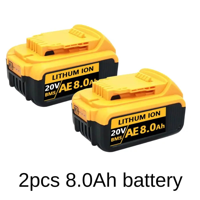 For DeWalt 20v 6000mAh 8000mAh 12000mAh Rechargeable Li-ion Battery Power Tools Replaceable Battery
