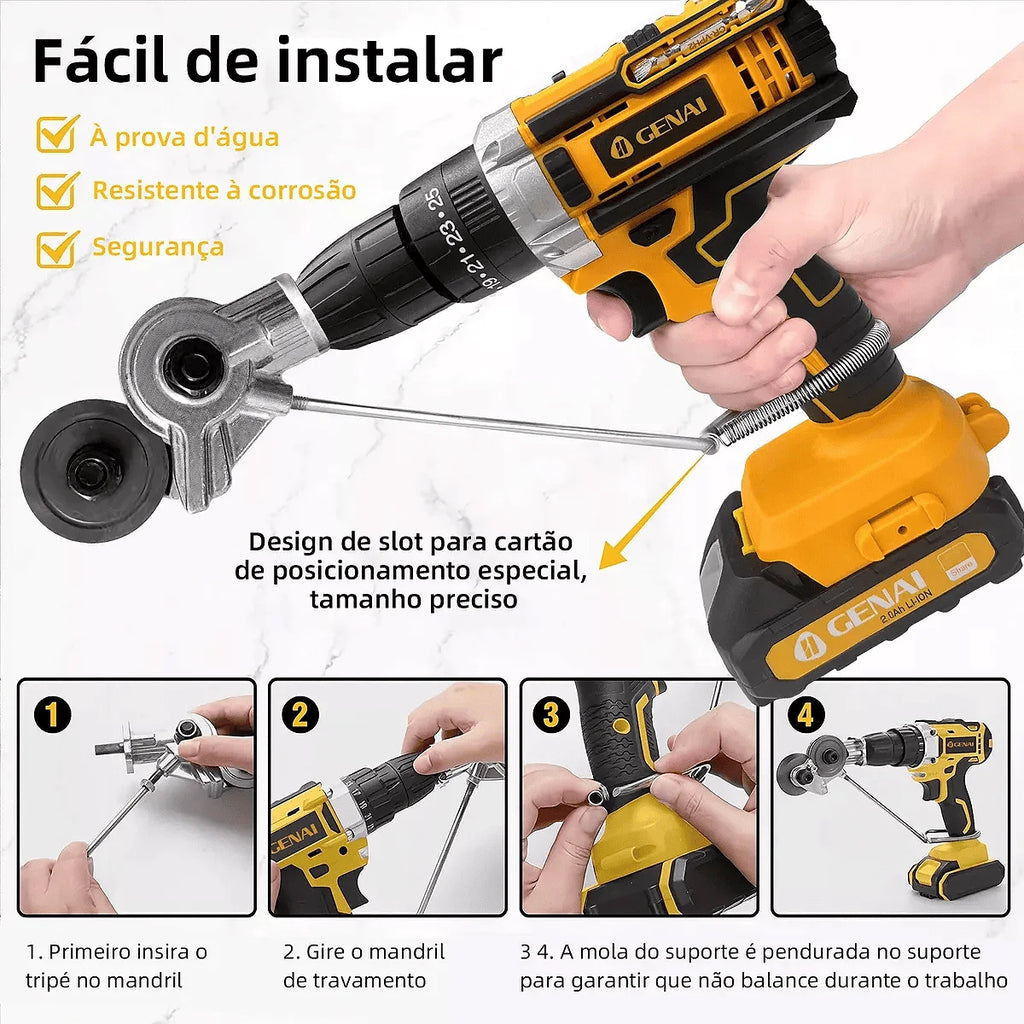 Electric Plate Cutter For Drill With Adapter