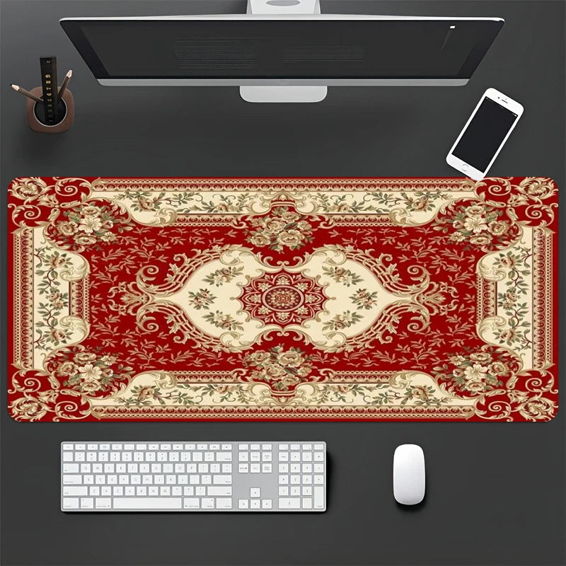 Oversized Persian carpet style multi-model gaming mouse pad PC Player Rubber keyboard office accessories cushion carpet mat rug
