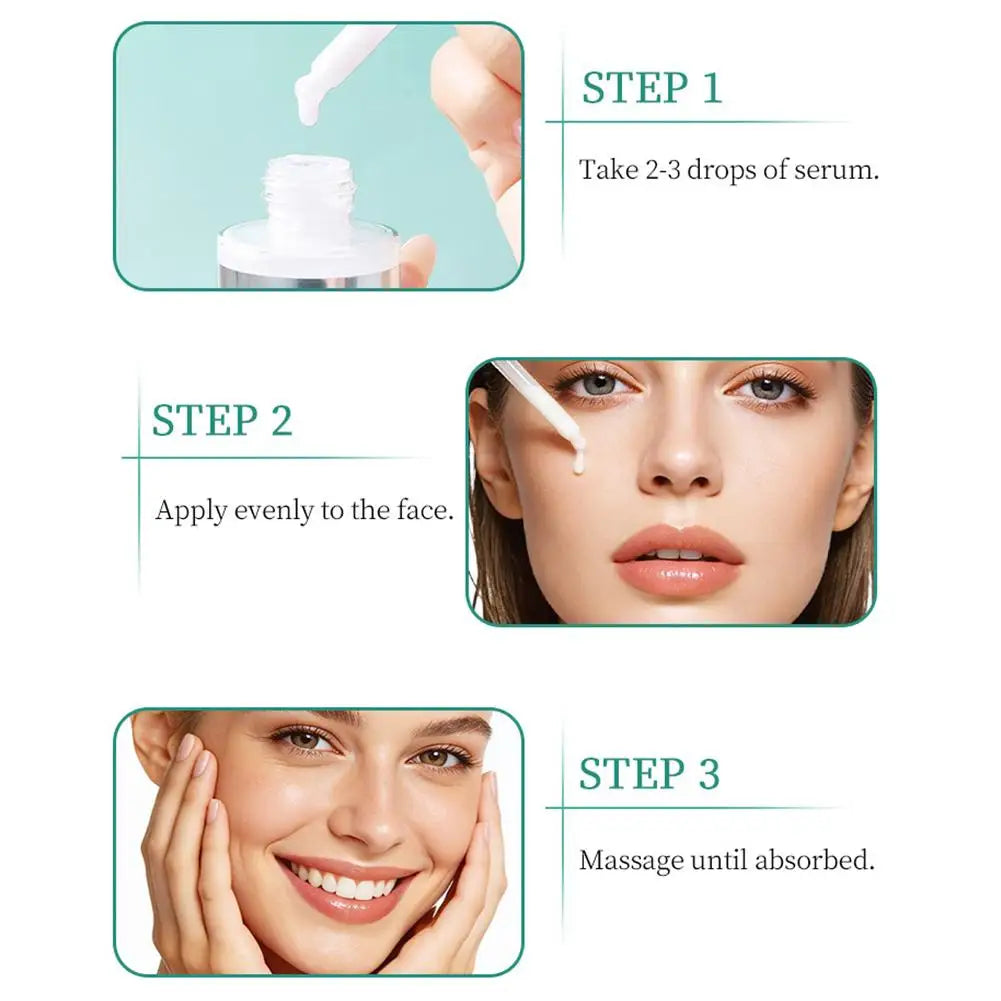 PDRN Skin Care Set Peptide Collagen Ampoule Essence Firming Deep Moisturizing Anti-Aging Serum SPF50 PA++++ Glow Sunscreen