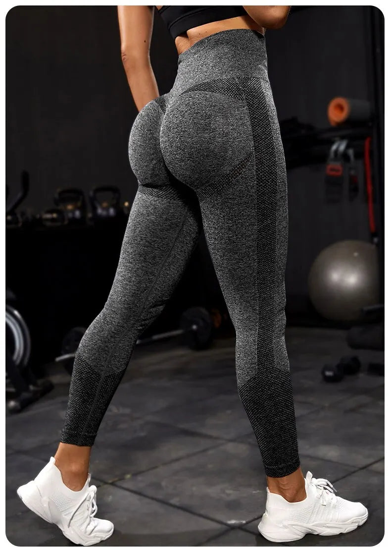 Yoga Sport Women Fitness Seamless Workout Leggings Fashion Push Up Leggings Gym Women Pants