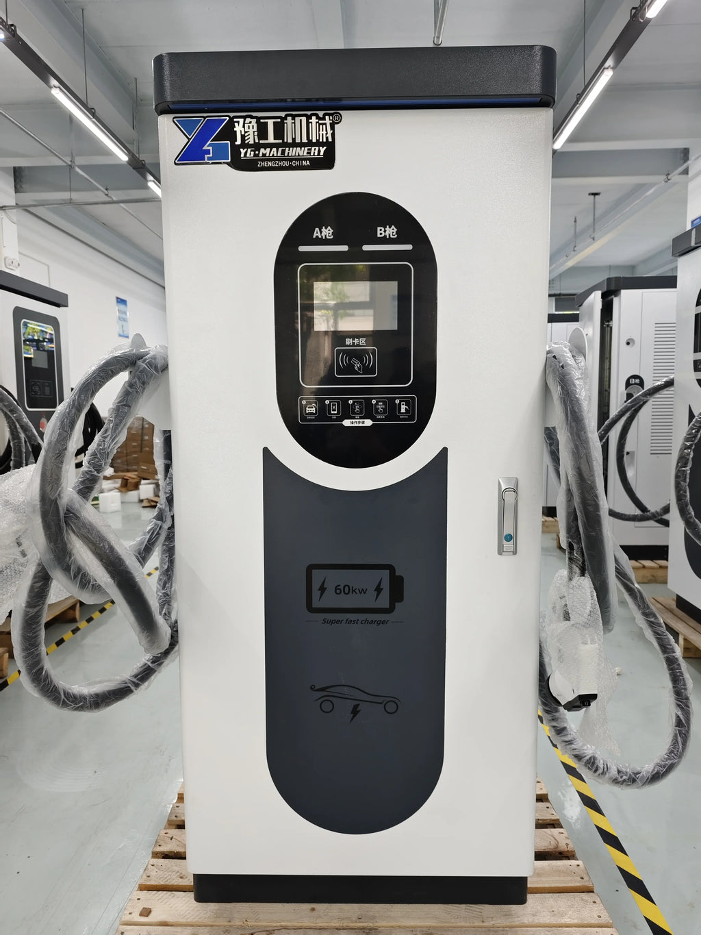 DC EV Charger 30kW Fast Charging Station CCS2 CCS1 NACS OCPP 1.6J Smart RFID Wallbox Commercial EV Charger UL Listed