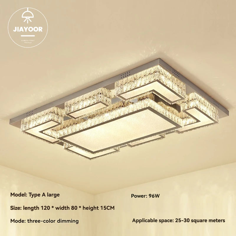 Modern Light Luxury Ceiling Led Crystal Ceiling Light Home Decoration Home Decoration Bedroom Dining Room Kitchen Lighting