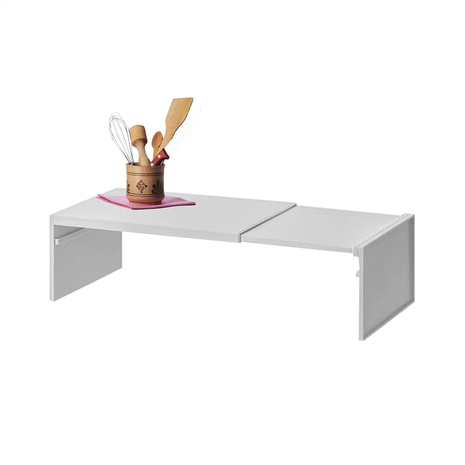 1pcs Kitchen Stretchable Cabinet Shelf Cupboard Separated Storage Rack Countertop Organizer shoe Organizer Shelf Save Space