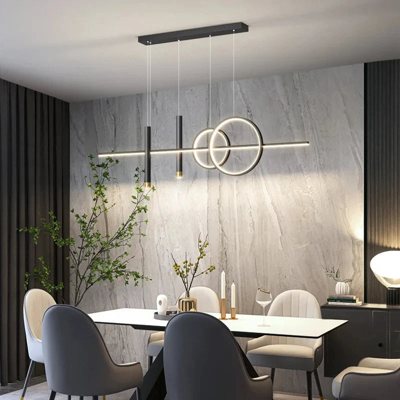 Modern Restaurant Pendant Lights LED Dining Tables Kitchens Ceiling Lights Modern Minimalist Hotels Bars Cafes Home Decor
