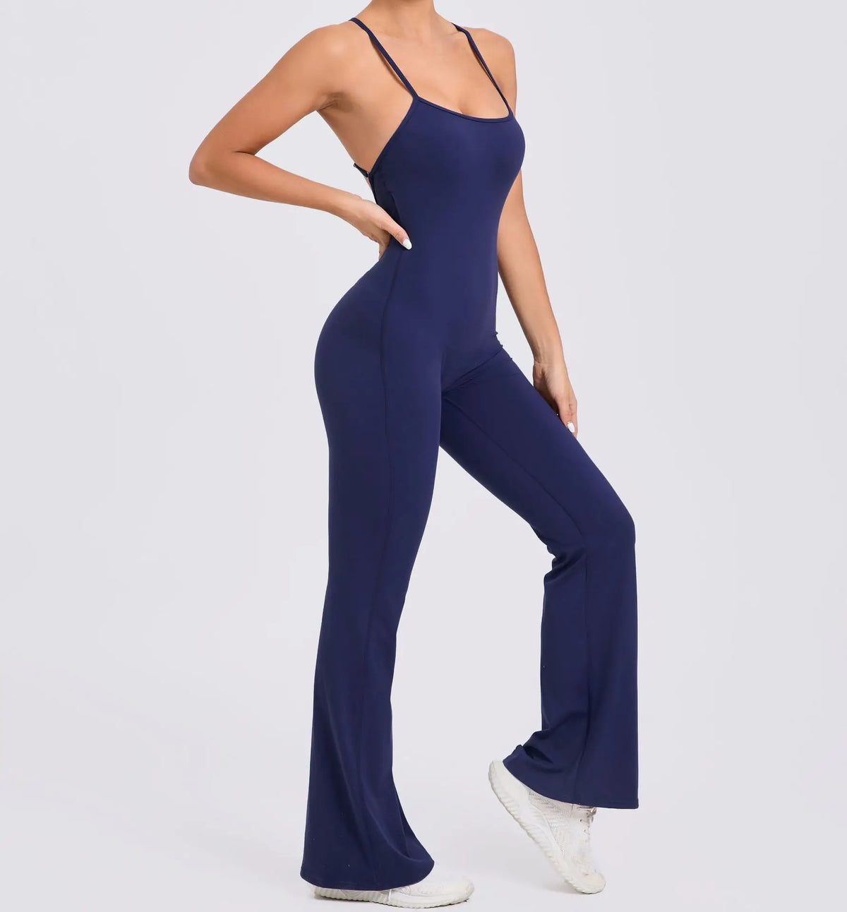 Female Sexy Back V Gym Set Woman Training Yoga Suit Wide Leg Sportswear Woman Sports Suit Clothes Fitness Elastic Training Suits