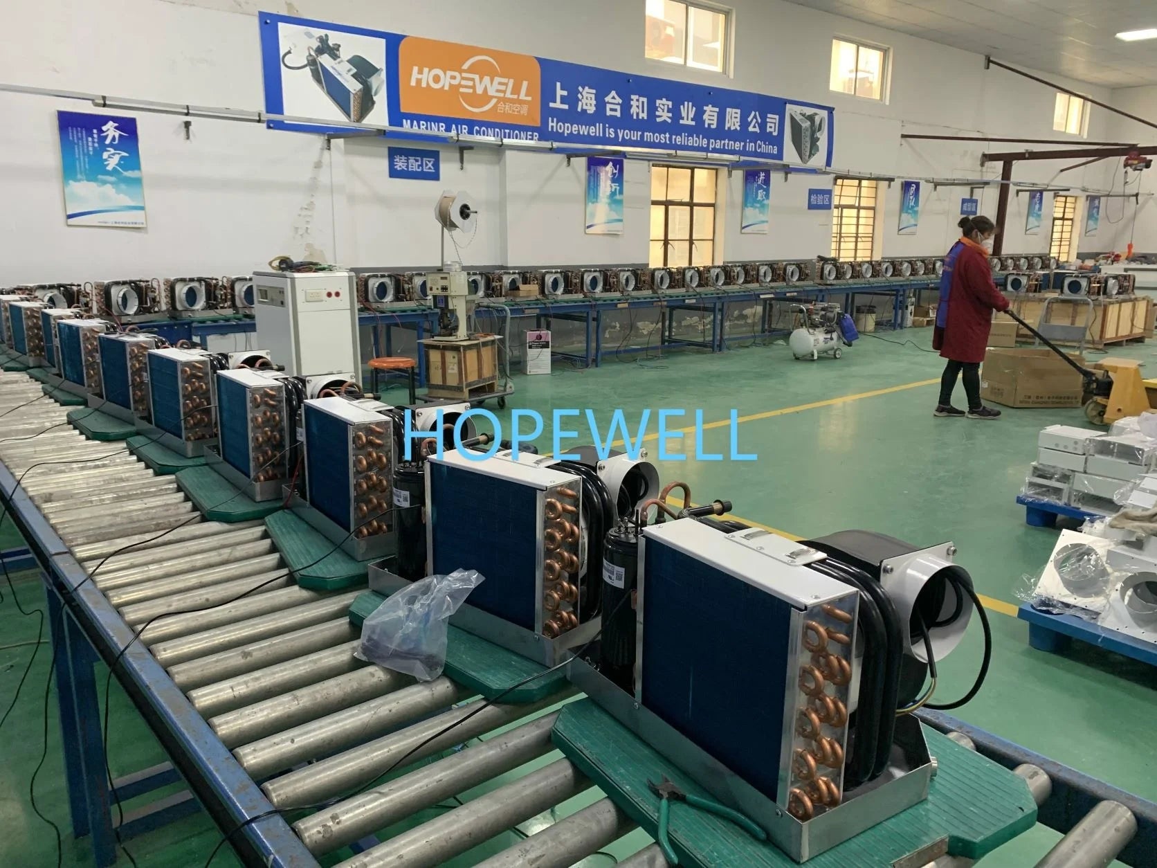 12V 24V 48V DC Brushless Inverter MARINE SELF CONTAINED AIR CONDITIONER 12000BTU