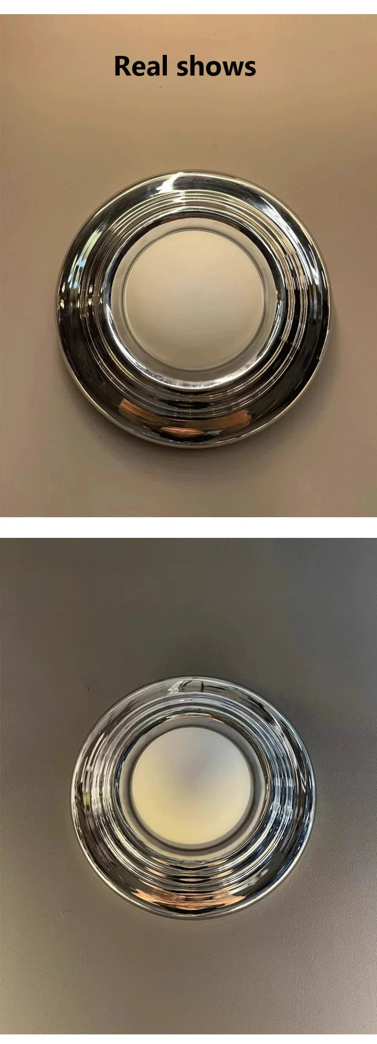 Modern Round wall light designer chrome lamp Minimalist Bedroom Sconce Balcony Hallway Living room Staircase Atmosphere Lights