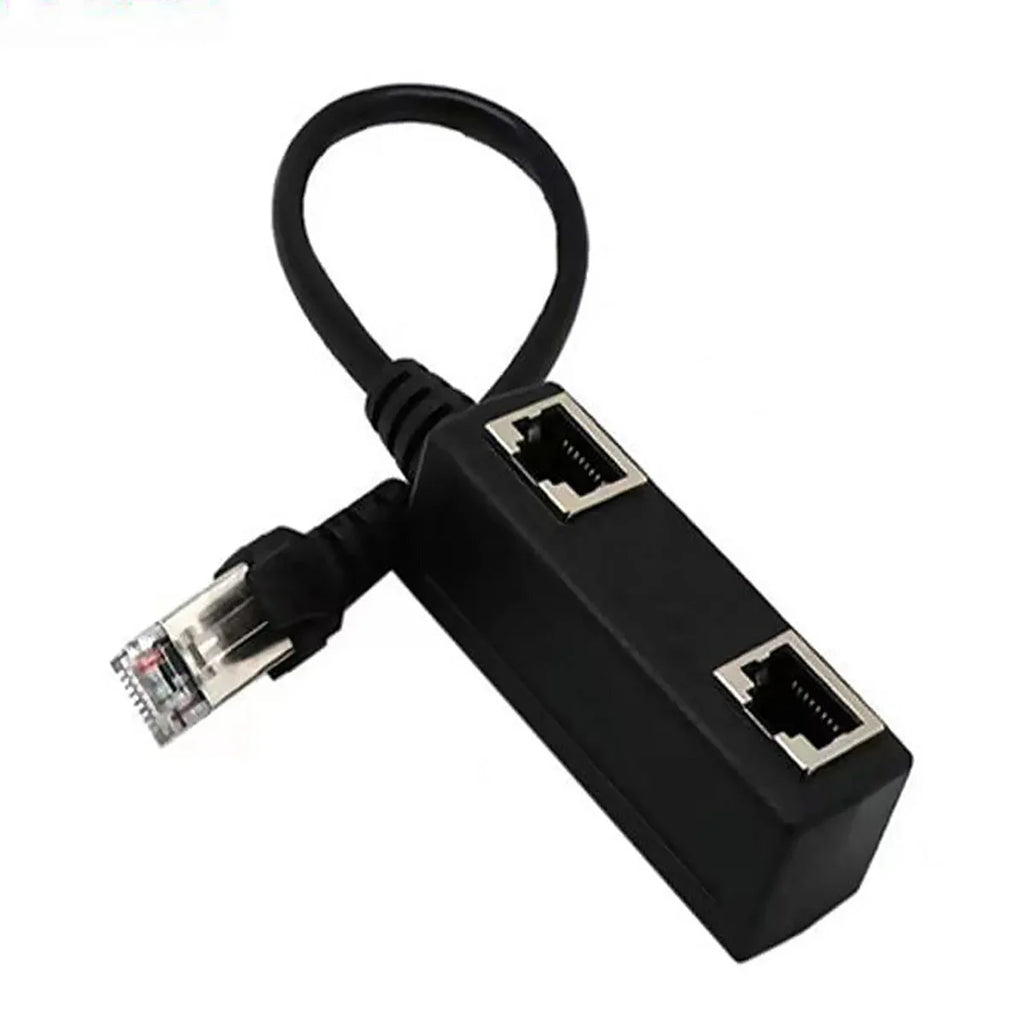 RJ45 1 Male To 4 Female LAN Ethernet Socket 2/3 Port Splitter Ethernet Cable Networking Extender Cable Adapter Accessories