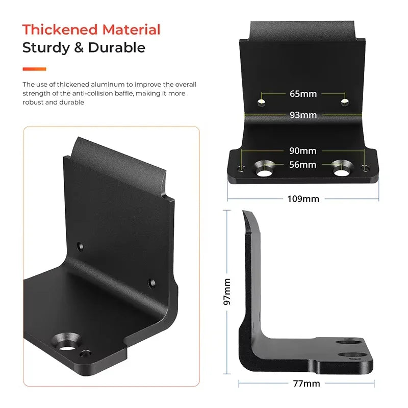 Electric Scooter Anti-Collision Baffle Thickening Fenders Modified Aluminum Parts, For Dualtron Thunder/Victor/Achilles/DT3