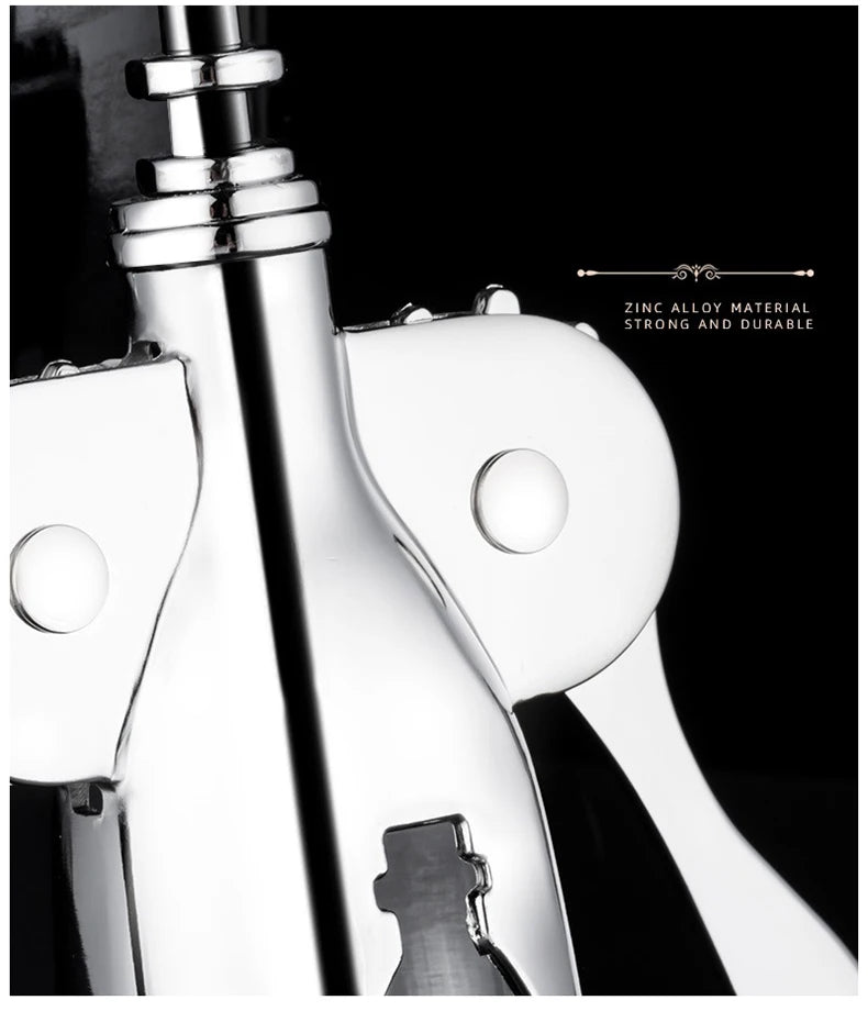 Hand Movement Bottle Opener Classic And Practical Stainless Steel Wine Opener Portable Wine Cork Remover Kitchen Gadgets