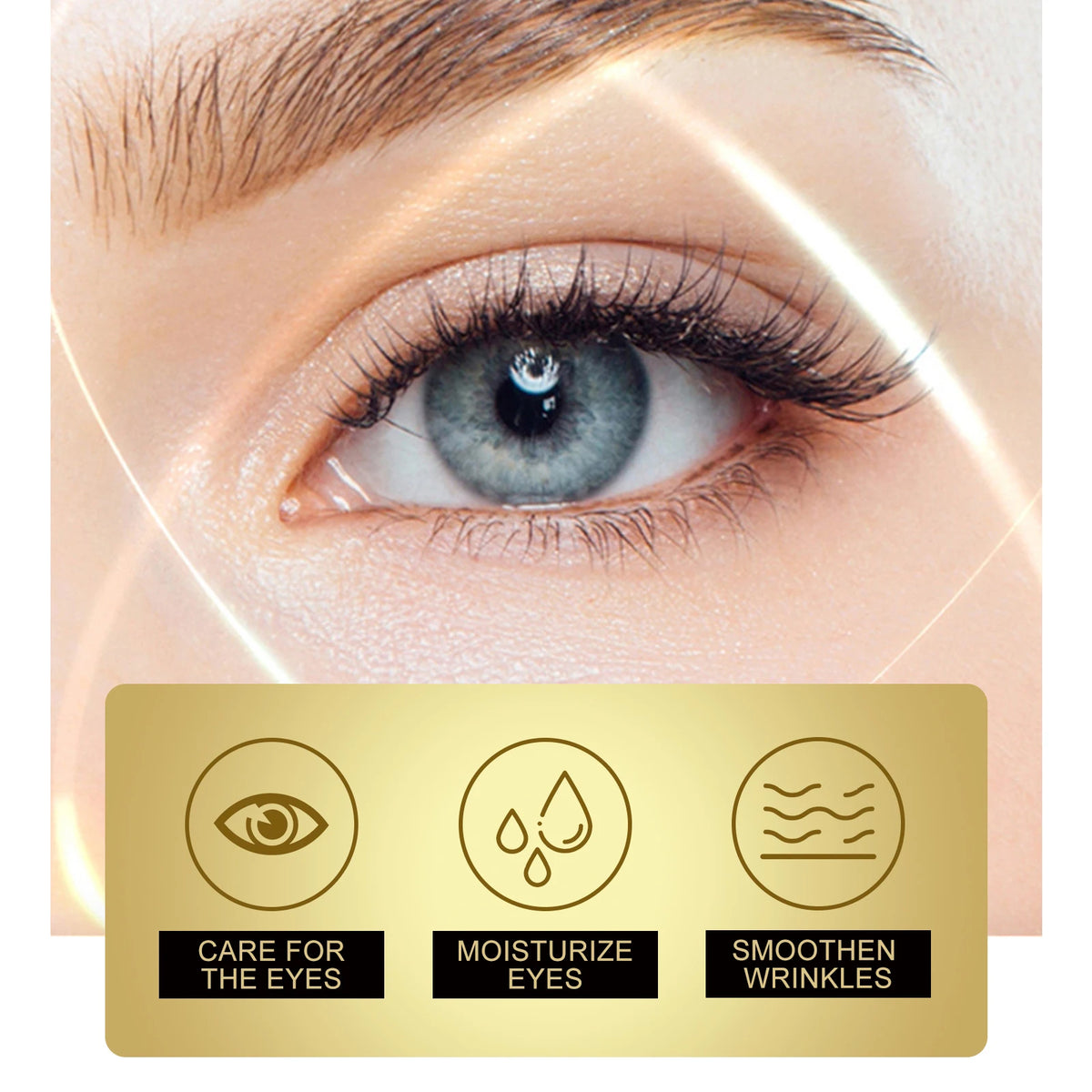 Firming Hydrating Eye Roller Serum - Targets Dark Circles, Diminishes Fine Lines, Gentle Nourishing Eye Care