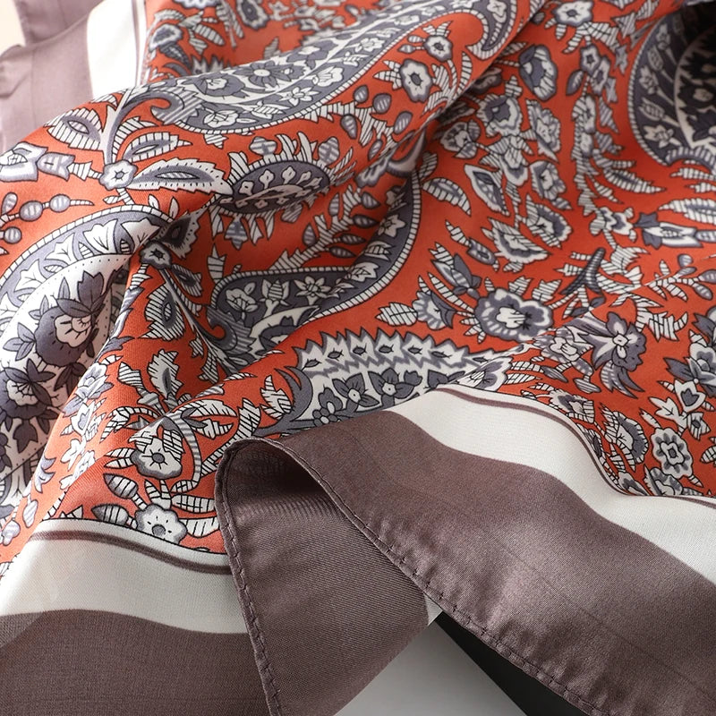 Lady Hair Dot Scarf Female Silk Square Scarves Head Wraps for Women Bandana Fashion Foulard Shawls Female Neckerchief Summer