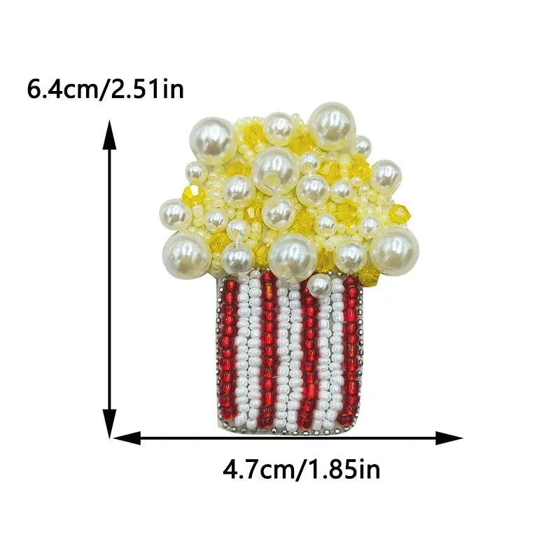3D Handmade Rhinestone Beads Bag Charm, Crystal Lanyard Patches Keychains, Hanging Rope Patches, Backpack Pendants Decor
