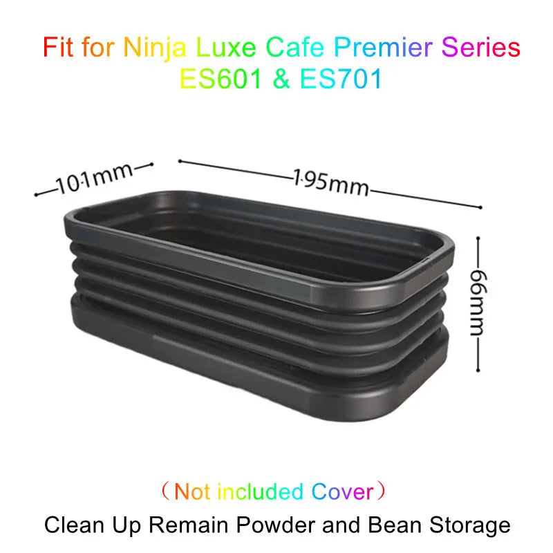 For Ninja ES601 ES701 Ninja Luxe Cafe Coffee Machine Silicone Bellow Hopper Clean Remain Powder Storage Accessories