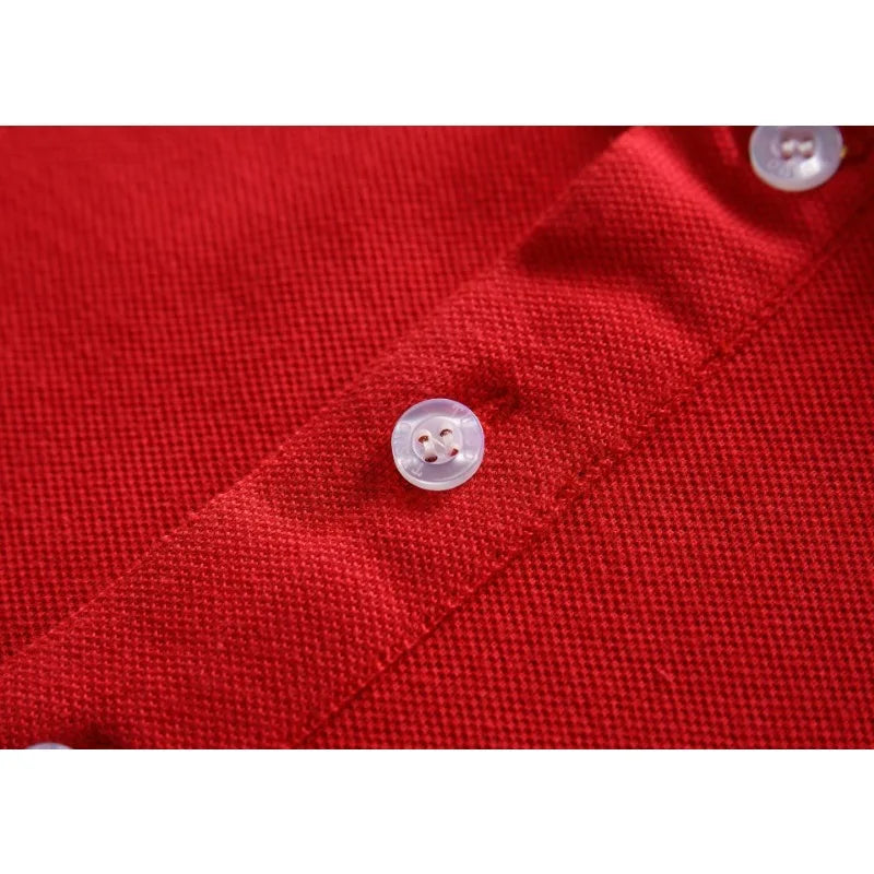 Plus Size 7XL 100% Cotton Summer Men's Polo Shirts Luxury Short Sleeve Contrast Color Letter Embroidery Simple Casual Male Tees