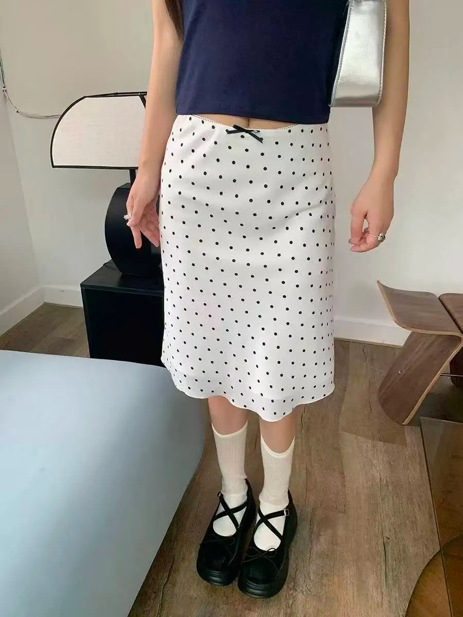 2026 Summer Vintage Midi Plaid Striped Print Skirts Women Sweet Loose Pleated Ladies Skirt High Waist Korean Style Woman Skirts