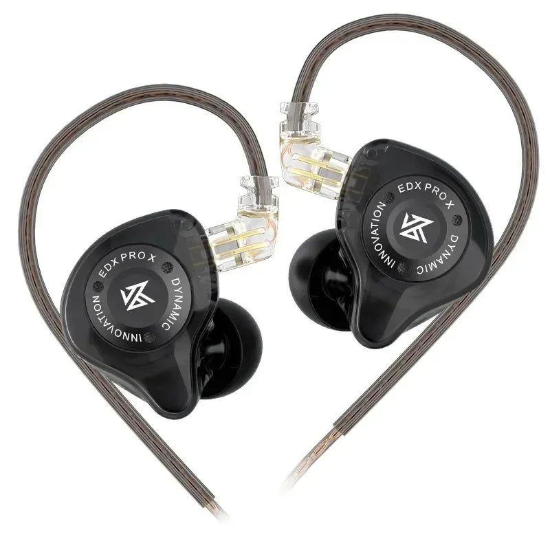 KZ EDX PRO X Dynamic Drive Earphone HIFI Bass Earbud DJ Sport Music Cancelling Headsets 2PIN Cable KZ ZSTX ZSN PRO X EDC EDA ZVX
