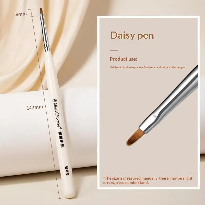 Nails Art Liner Brush Elongated Lines Drawing Painting Nail Design Pen UV Gel 3D Carving Brush Professional Manicure Salon Tool
