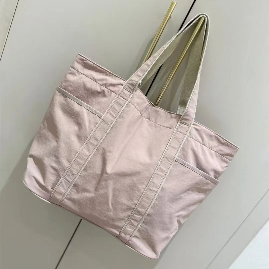 Lemon Casual Yoga Sports Single Shoulder Bag multi-pocket waterproof canvas bags 20L large capacity yoga tote bag handbag
