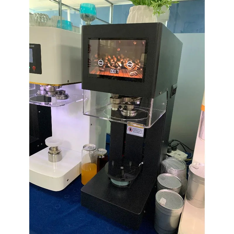 Can Sealing Machine Full Automatic Model Bottle Seamer Non-rotary Model Touch Screen Automatic Lifting With Patent