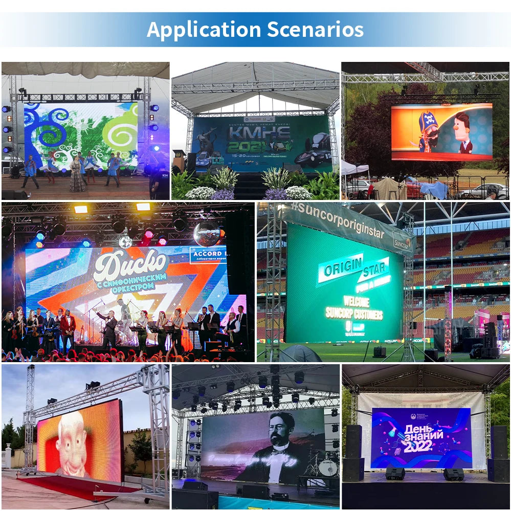 P2.6 Stage Led Video Wall Portable Led Screen Panel Indoor Rental LED Display