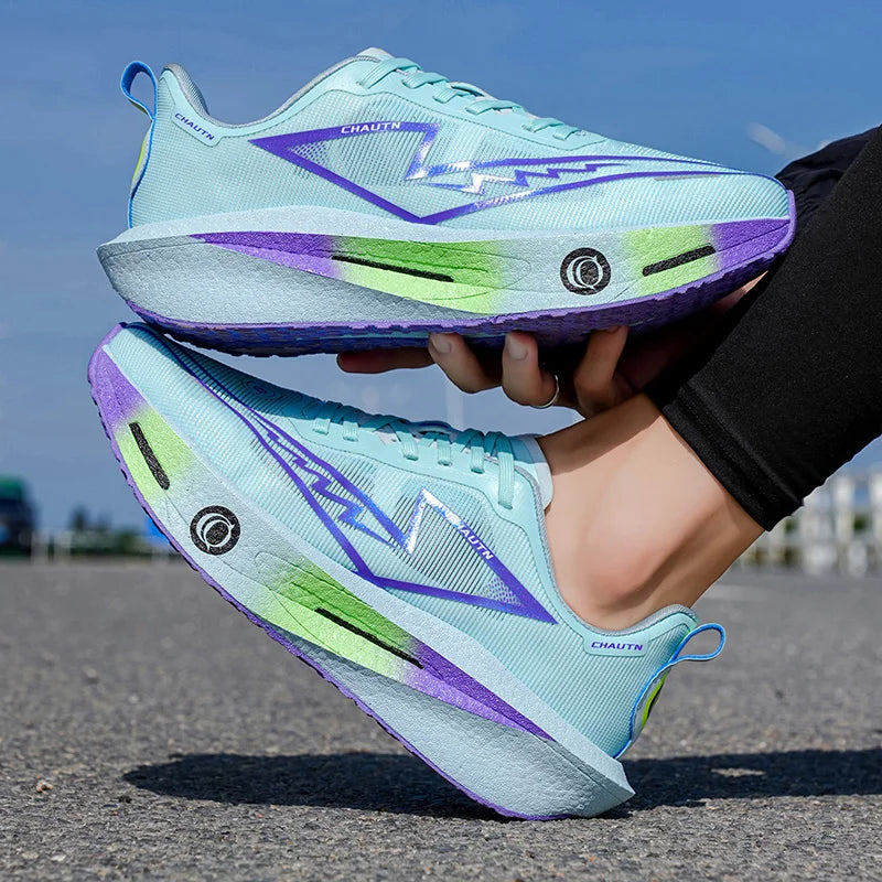 Running Shoes Carbon Plate Marathon Speciality Men Sports Breathable Lightweight Women's Comfortable Chunta Leisure Sneakers