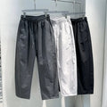 Summer Casual Men's New Trendy Brand Loose Straight Sports Pants Thin Drawstring
