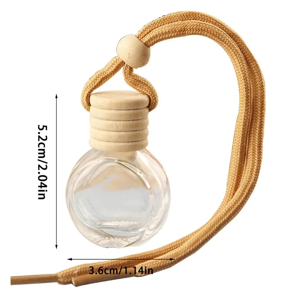 Hanging Car Diffuser Car Air Freshener Perfume Bottle Car Air Freshener Perfume Bottle Aromatherapy Fragrance Essential Oil