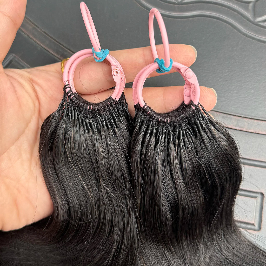 Deep Wave Crochet Hair Extensions Kinky Curly Crochet Human Hair Knotless Pre-Separated Crochet Feather Hair Extensions