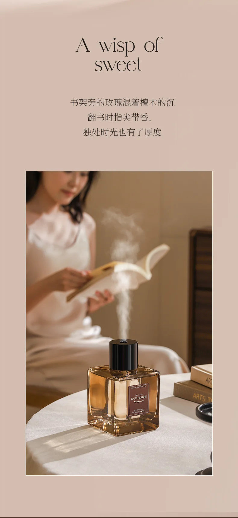 500ml Super - Large Capacity Automatic Spray Reed Diffuser or Bedroom, Living Room, Indoor Spaces and Hotels, Long Lasting Fragr