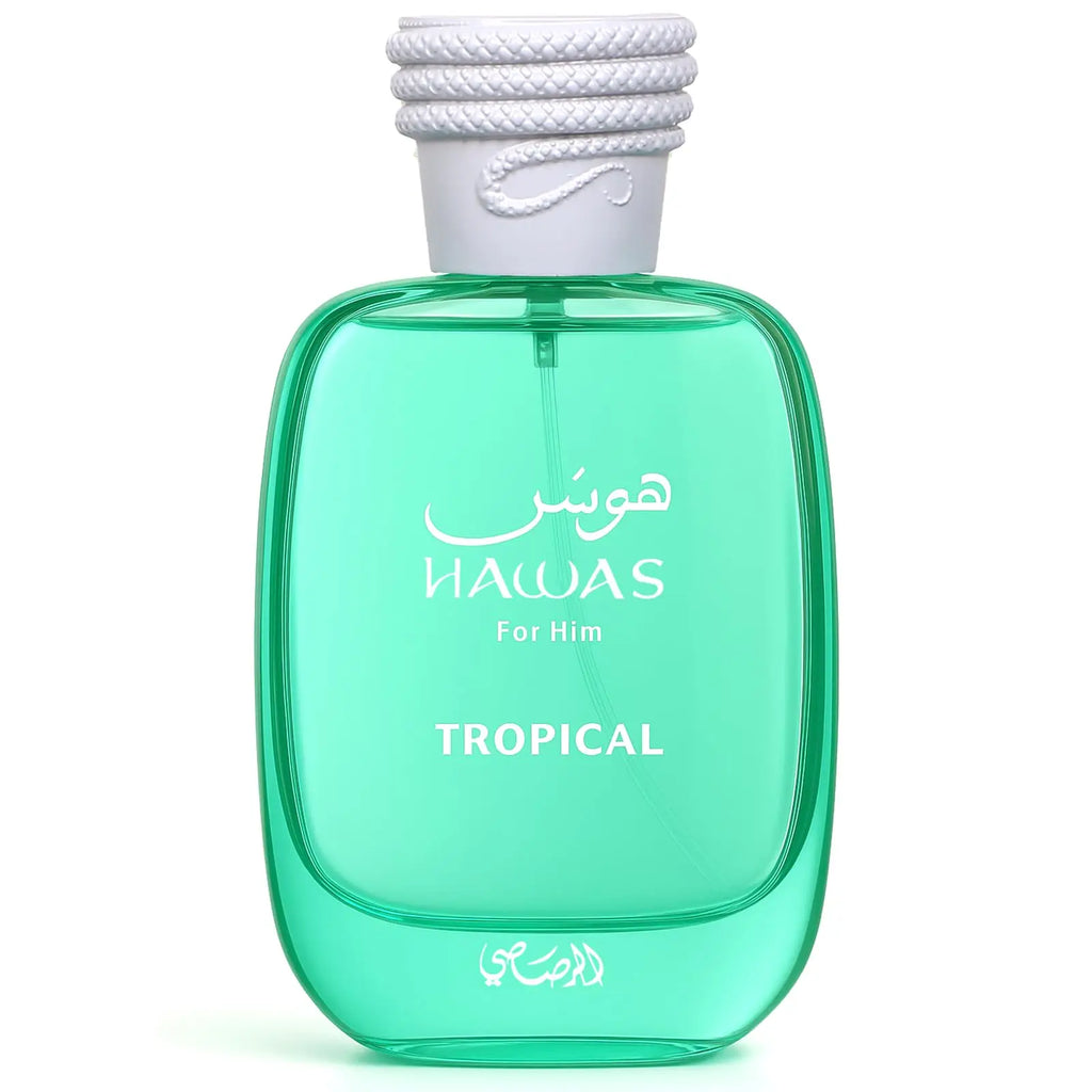 Hawas Tropical Eau De Parfum Spray for Men, 3.4 Ounce