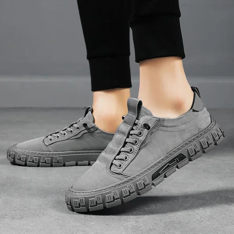 2025 Men Casual Sneakers Mesh Platform Breathable Lightweight Shoes Outdoor Walking Sports Shoes Tenis Masculino Zapatillas