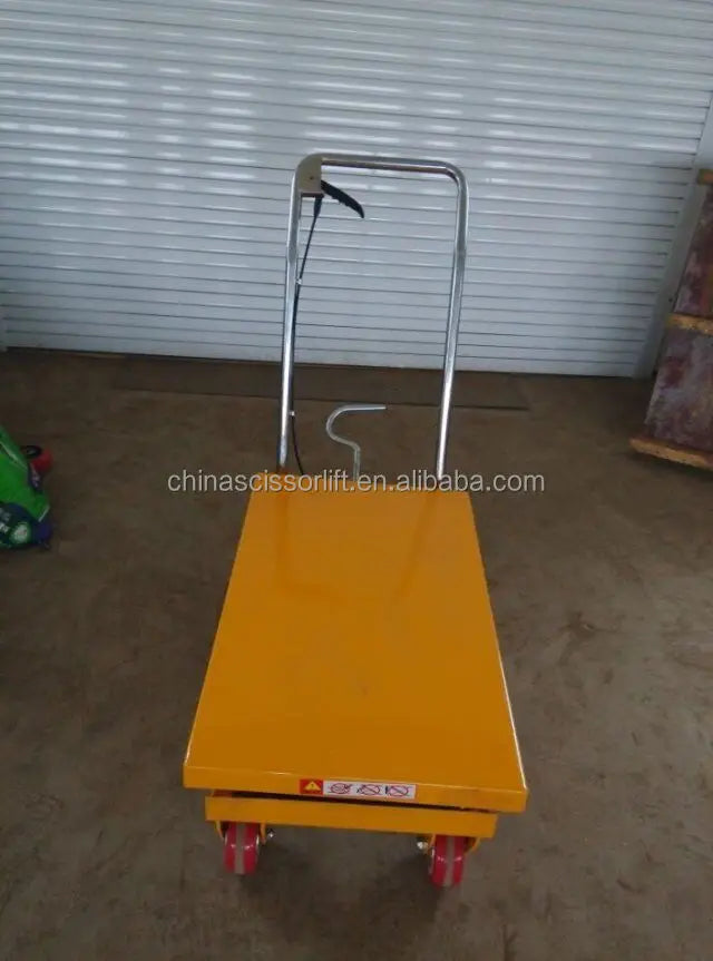 Vehicle Short Tractor Portable Manual Lifter Hydraulic Scaffolding Scissor Lift Table
