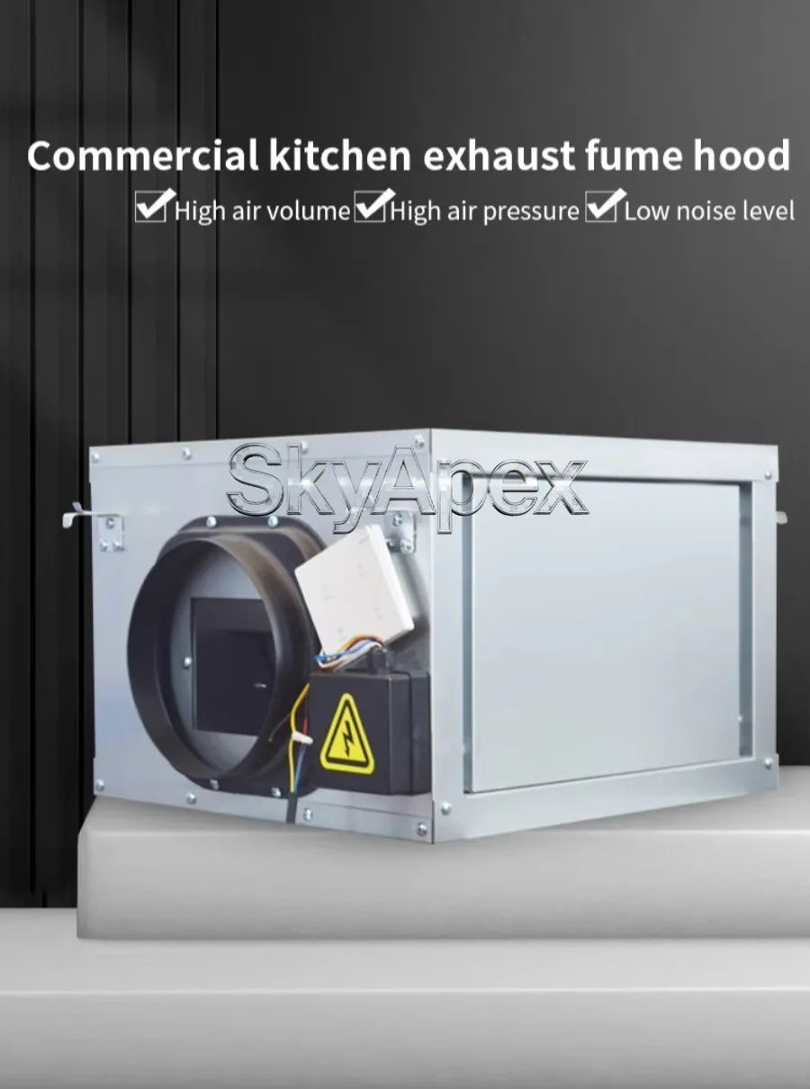 Factory Direct Powerful Smoke Extraction Fan Large Air Volume Commercial Kitchen Exhaust Hood Fan Total Smoke Elimination Blower