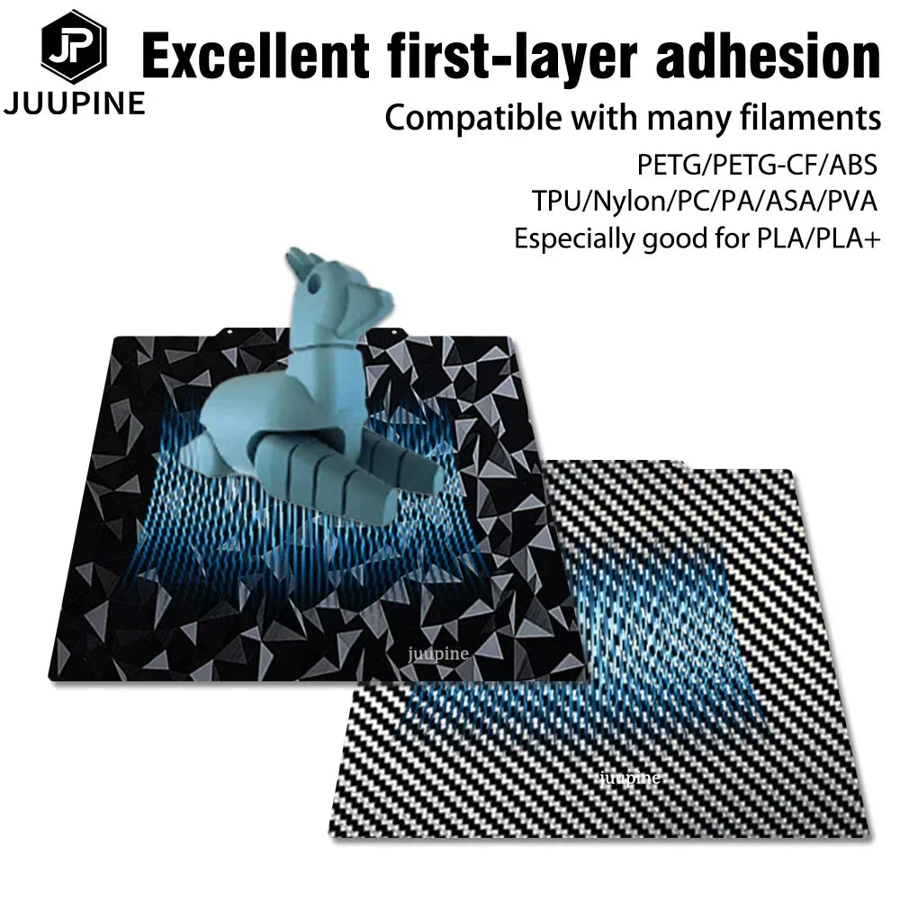 For Flashforge Adventurer 5m Bed PEO PET Spring Steel Sheet 235x235 Double Sided Heat Bed For Flashforge Adventurer 5m Pro