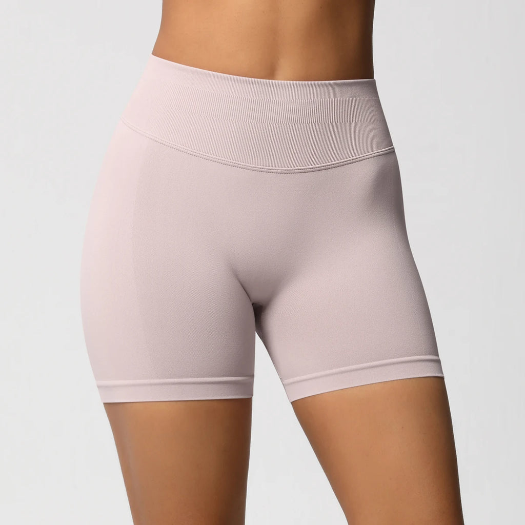 Women Shorts Low Ribbed Waist Band Yoga Shorts Seamless Scrunch Bum Workout Gym Shorts Booty Hight Stretch Running Shorts