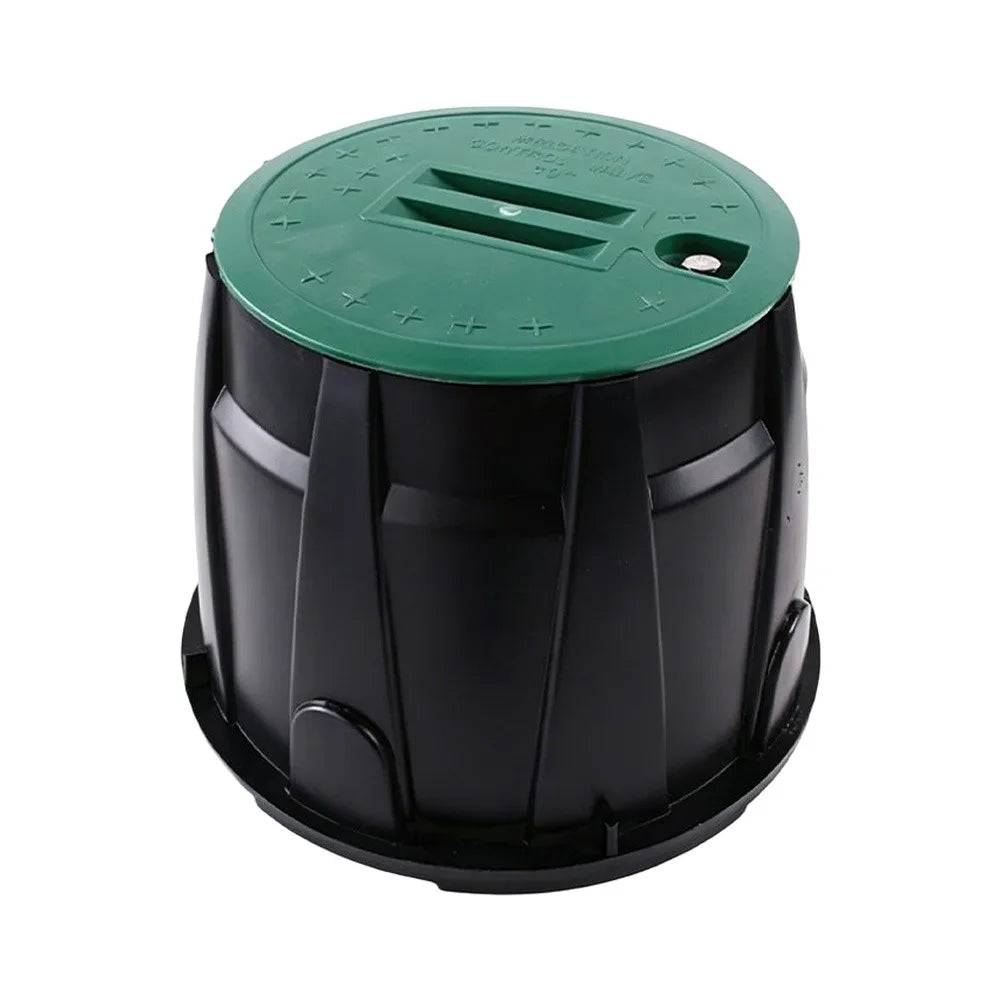6-inch Landscape Valve Lid Accessing Underground Components Landscape Irrigation Green Plastic Lid Lightweight Design