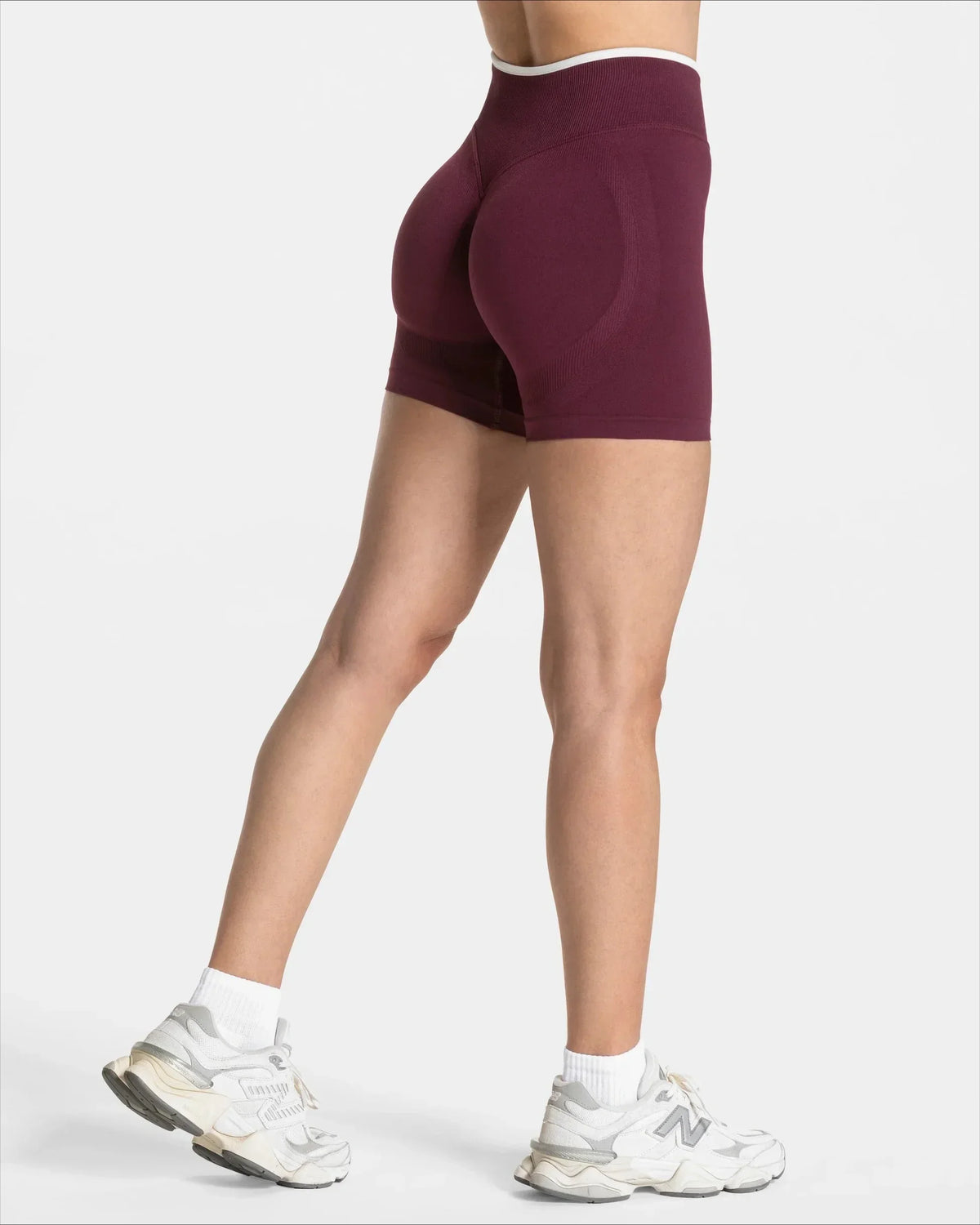 Women White Waist Tight Summer Seamless Sports Shorts High Waist Hip Lifting Yoga Pants Running High Elastic Sport Shorts Female