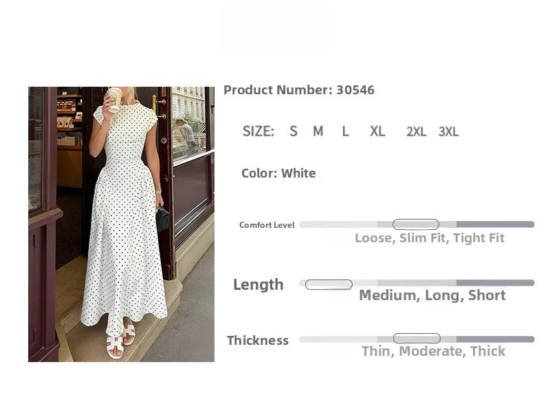 Elegant Pure Color Backless Slimming Dress Summer 2026 New Arrival Women's Fashion High Waist Floor Length No Sleeve