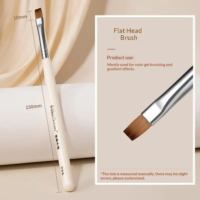 Nails Art Liner Brush Elongated Lines Drawing Painting Nail Design Pen UV Gel 3D Carving Brush Professional Manicure Salon Tool
