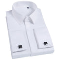 2026 Men's Long-sleeved Shirt High-grade Niche Chic Double Folded Sleeve Windsor Collar Dress Random SelectionFrench Cufflif