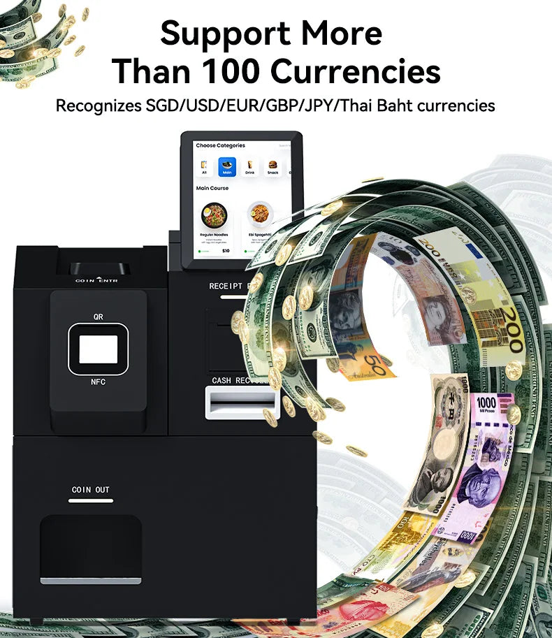 Laundromat Smart Cash Payment System Coin-operated Automatic Cash Register