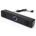 Wired Computer Speakers Portable Stereo Desktop Speakers 4D Surround Compact Sound Bar for TV PC Laptop Gaming Home Theater