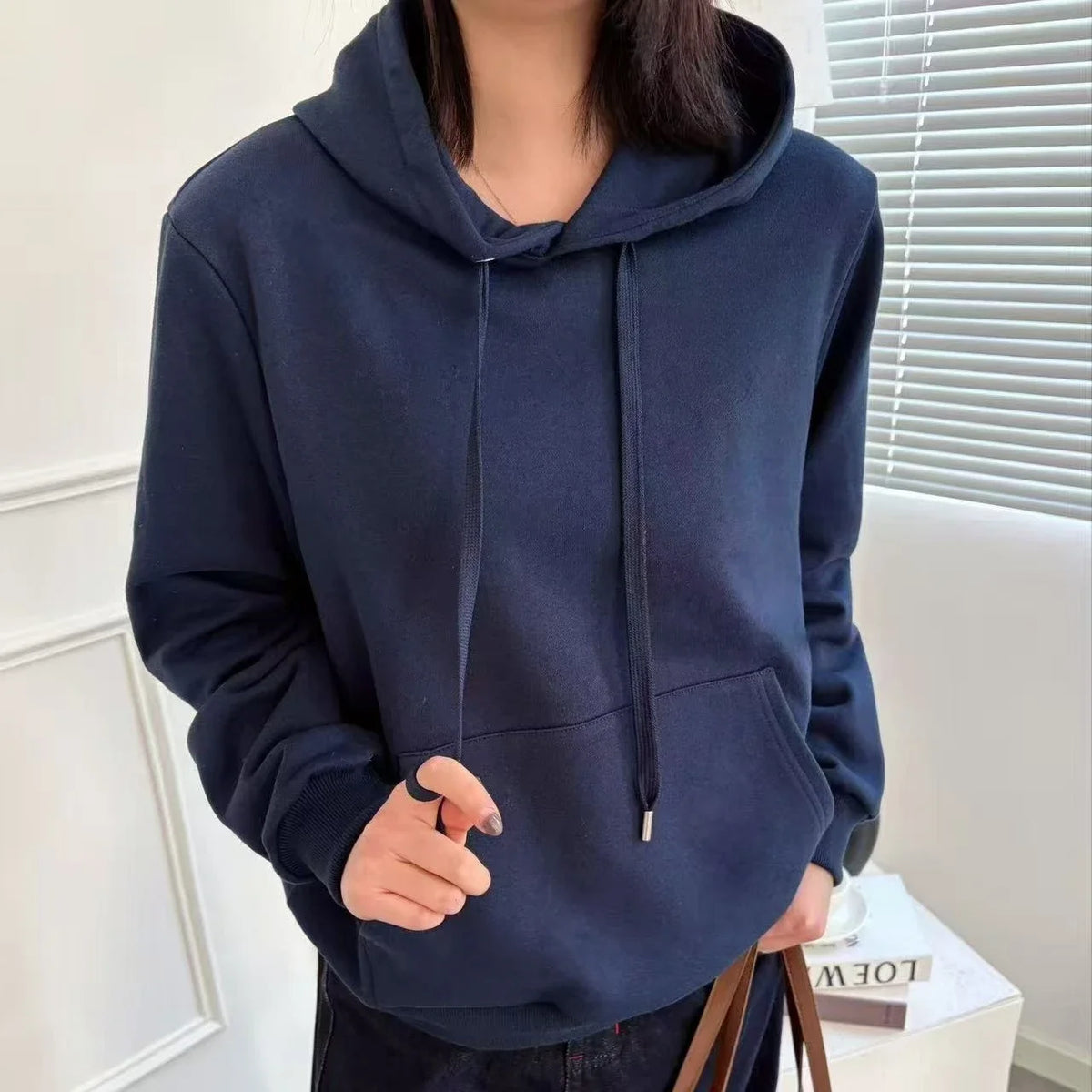 Hlo Yoga unisex cotton sweatshirts sweatpants loose hoodie Pull Rope sweatshirts jogging loose and comfortable se