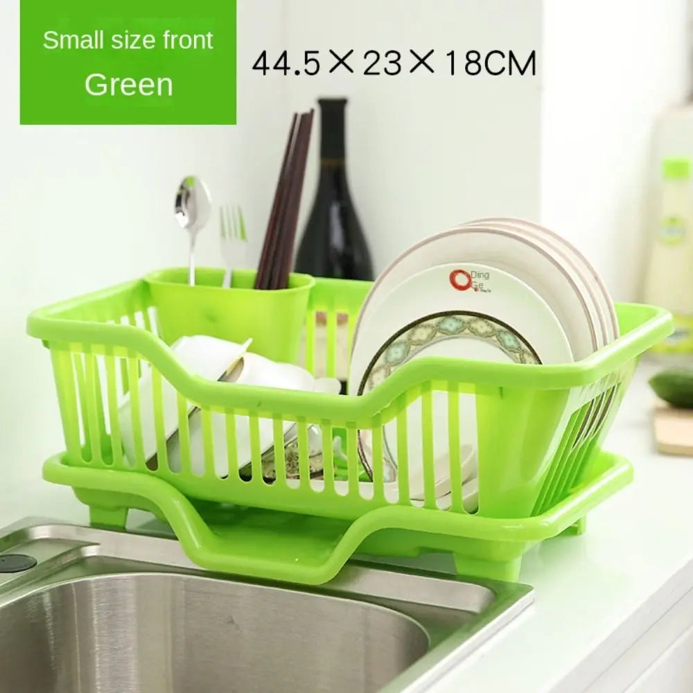 Kitchen Chopsticks Spoons Organizer Countertop Dinnerware Drain Board Storage Rack Dish Drying Rack Utensils Drainer Rack