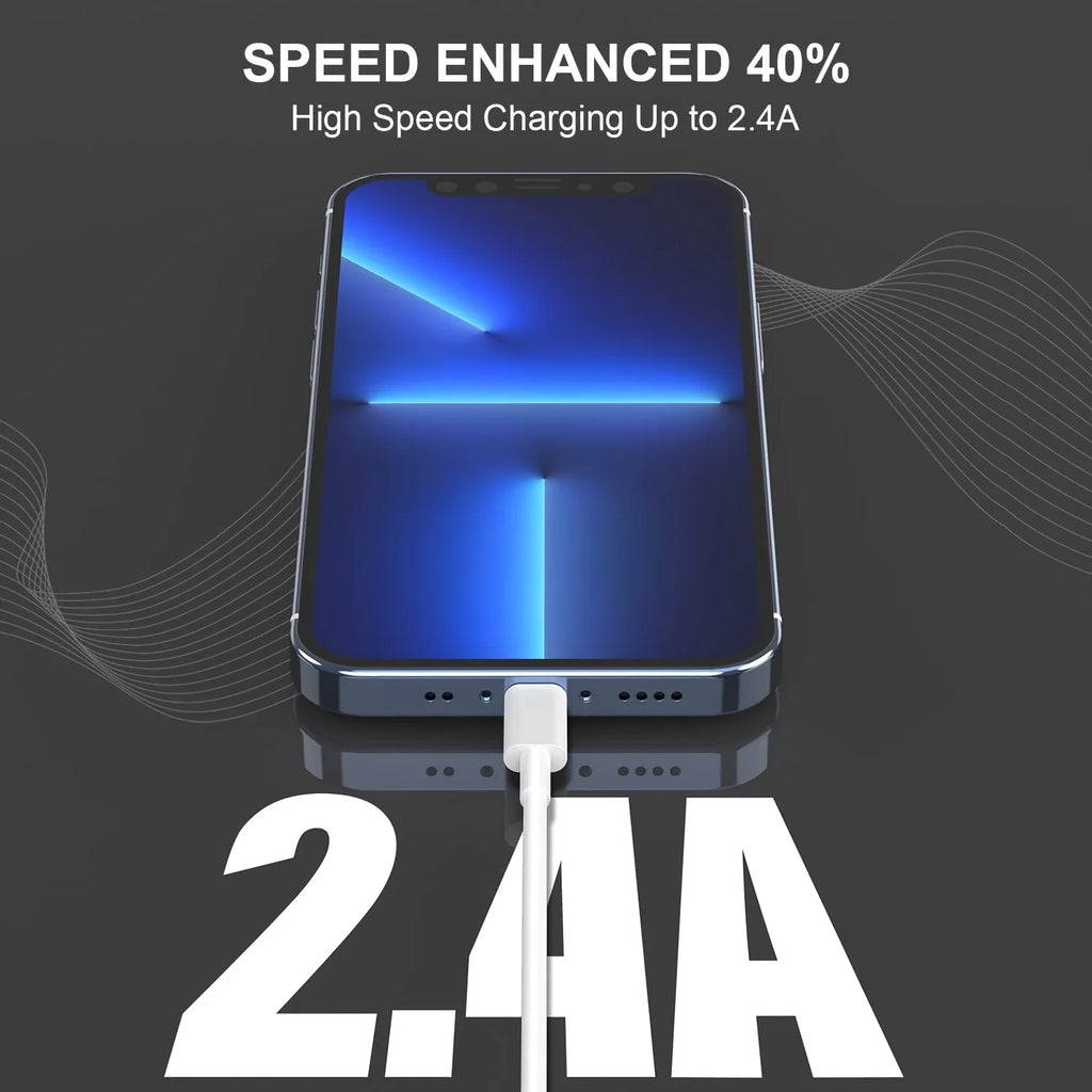 PD 20W Fast Charging USB C Cable For iPhone 14 13 12 11 Pro Max Plus XS Fast Charger Type C Data Line Cable
