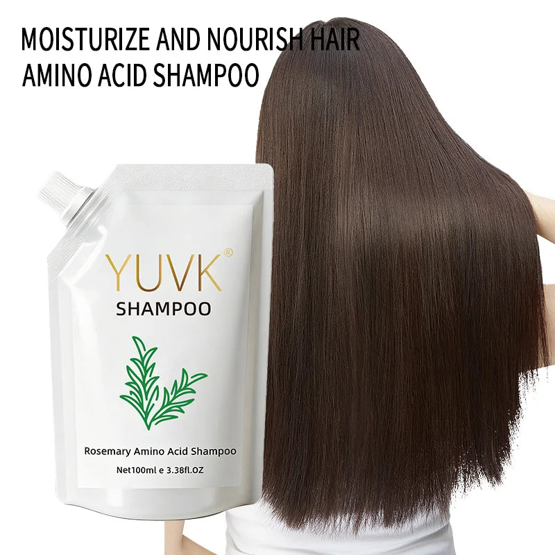 YUVK Rosemary Biotin Amino Acid Shampoo, Suitable for Thinning Hair and Promoting Scalp Health-100ml