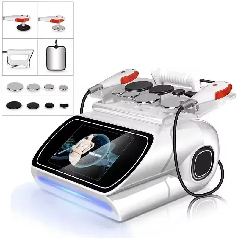 Portable 448KHZ Tecar Therapy RET CET Diathermy Body Sliming Machine Pain Relief Skin Tightening Deep Care 2023 NEW